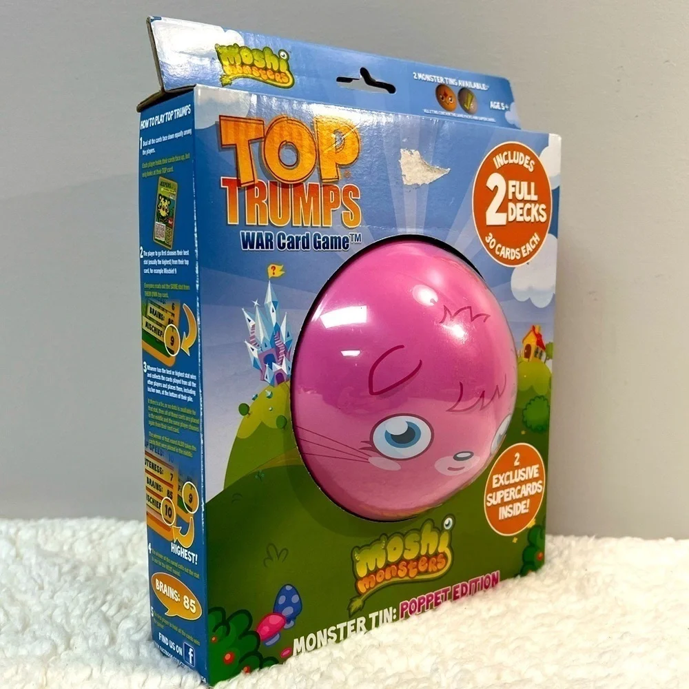 Top Trumps Moshi Monsters Collectible Monster Tin - Poppet Edition